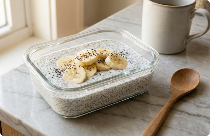 Чиа пудинг с коллагеном и протеином