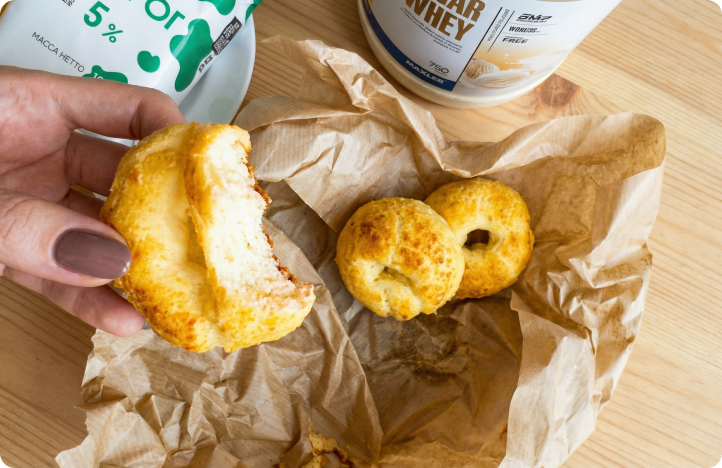Рецепт протеиновых пончиков за 15 минут